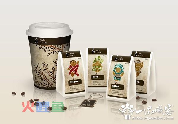商品咖啡豆包装袋设计的方法