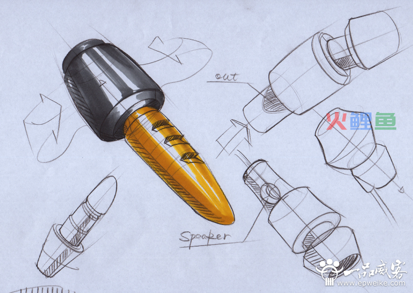 熟练的工业设计手绘练习方法步骤