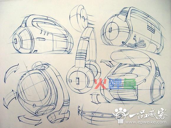 设计师会遇到的一些工业设计手绘问题