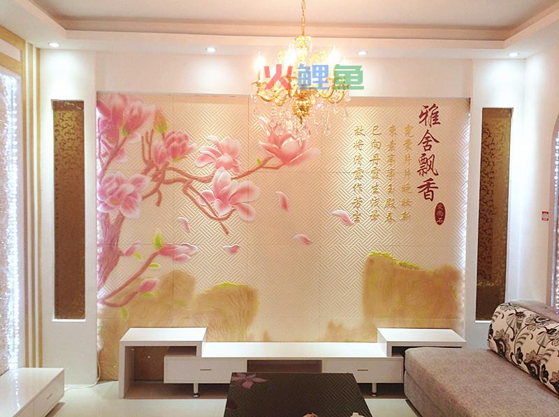 3D背景砖改变传统公司背景墙