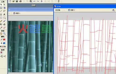 【教程】用Flash鼠绘一片漂亮逼真的竹林