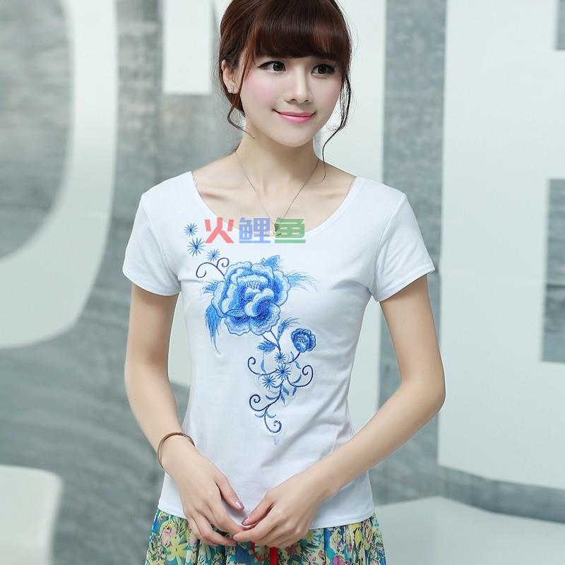 女士短袖T恤设计创意方法