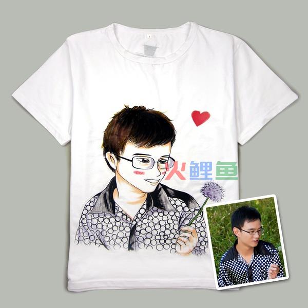 石家庄大学生自己进行t恤制作展现个性