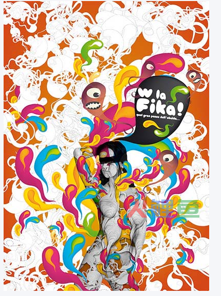 商业插画设计也我们带来的视觉享受