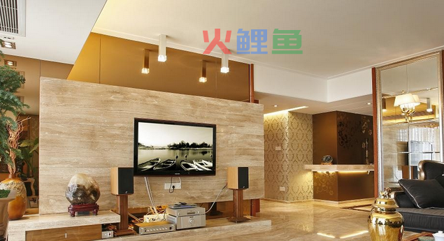 客厅电视背景墙设计出发从室内意境氛围