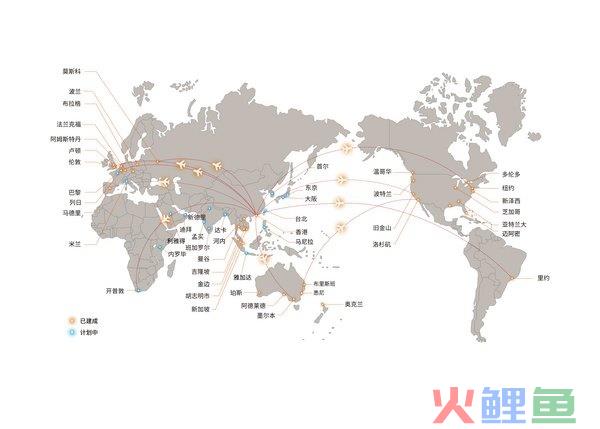 递四方全球直发网络分布