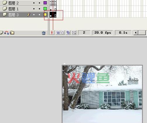 flash动画制作教程 下雪场景的flash动画设计