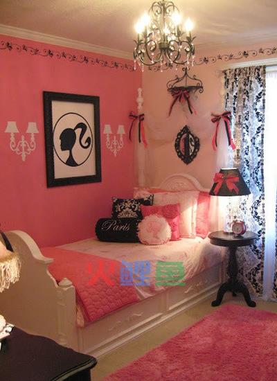 可爱粉色，小女生最爱的风格