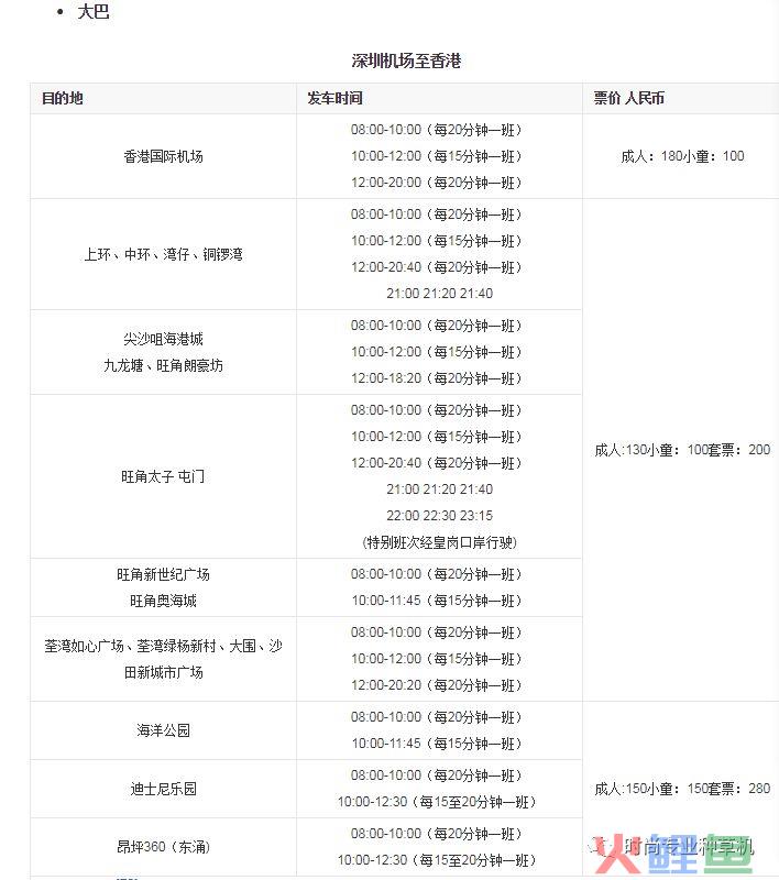 【香港旅游攻略】如何从广州深圳两地去香港？(香港到广州 跨境巴士)