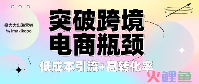 冲破跨境电商瓶颈：低本钱引流+高转化率，这4大渠道怎样用