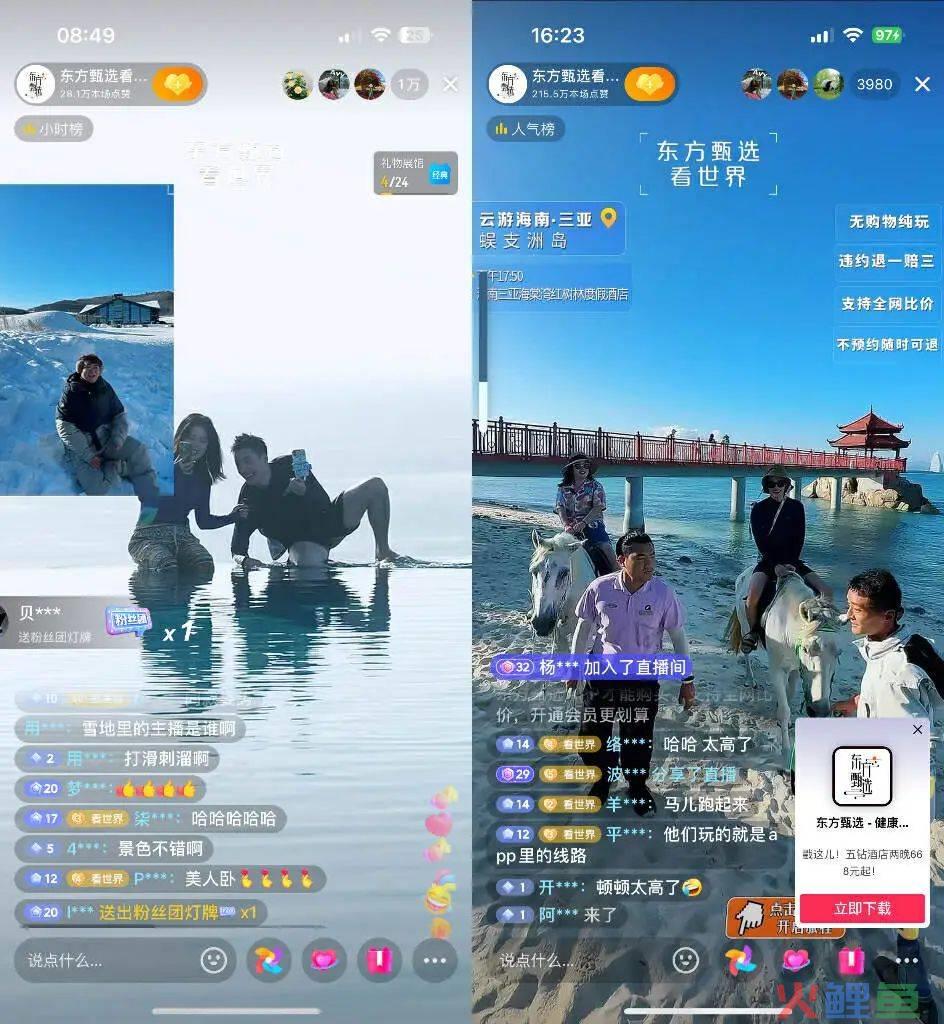 旅游直播无顶流，东方甄选想上位