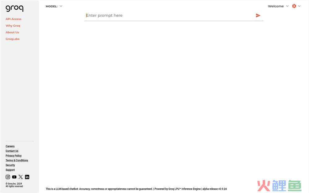 Groq官网体验入口 人工智能AI自然语言处理工具免费在线使用地址