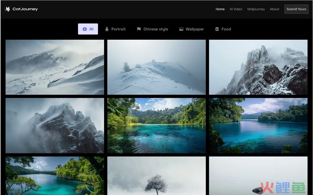 CatJourney体验入口 Midjourney、Firefly、DALL-EAI图像生成提示词网站免费使用地址