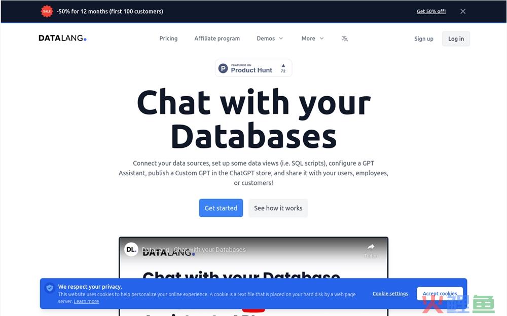 DataLang官网体验入口 AI数据库实时对话工具GPT助手在线使用地址