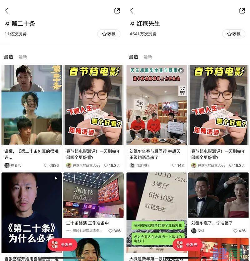 “两微抖红”四大平台宣发数据对比：《热辣滚烫》凭啥能赢《飞驰》《二十》《红毯》？